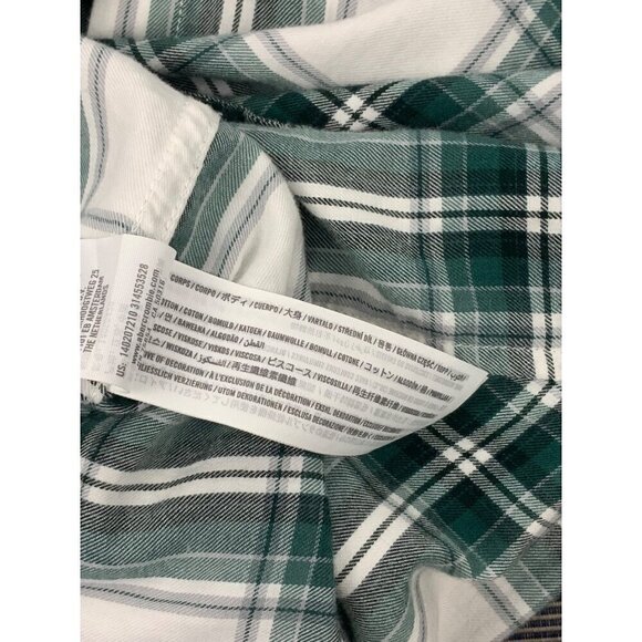 Abercrombie & Fitch crop women's shirt Small oversized  up to 50'chest 20' long - Picture 6 of 7